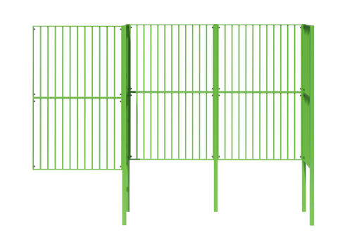 Секция ограждения спортивной площадки "Ниша для ворот" фото 2