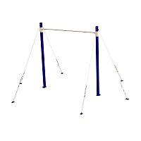 Перекладина гимнастическая (на растяжках, с быстрой регулировкой высоты) ZAVODSPORTA