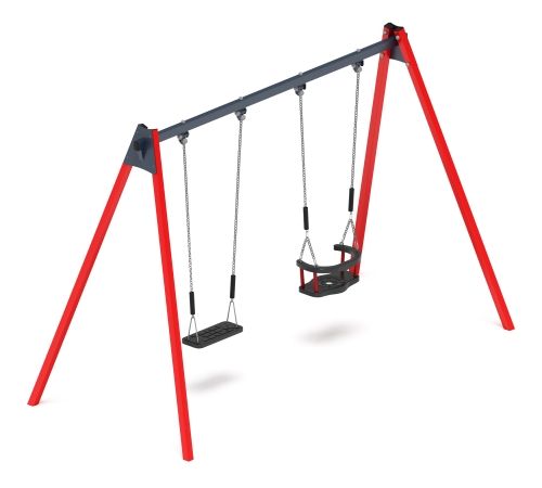 Качели двойные М2 - ИО 12.М.01.02.03-01 фото 2 Качели двойные М2 - ИО 12.М.01.02.03-01 фото 2