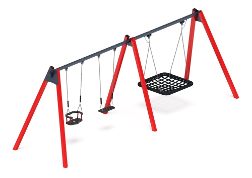 Качели М3 (красный) ИО 13.М.06.03.01.01-01.И1 фото 5