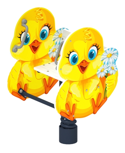 Цыпленок - Качалка на пружине - ИО 22.01.03-01.И1 фото 6