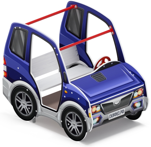 Машинка (синяя) - Беседка машинка - МФ 10.03.01-01.И1 фото 3