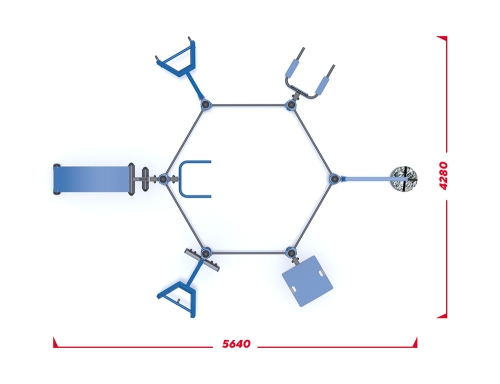 Воркаут комплекс "Спалдинг" фото 3