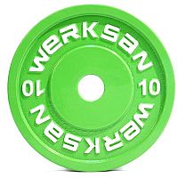 Диск стальной для пауэрлифтинга 10 кг WERK SAN