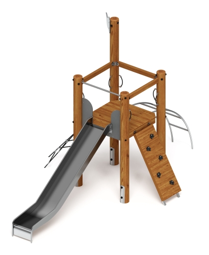 Игровой комплекс (лиственница темный) ДИК 2.24.01-Л.И1.01 фото 5