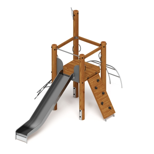 Игровой комплекс (лиственница темный) ДИК 2.24.01-Л.И1.01 фото 5