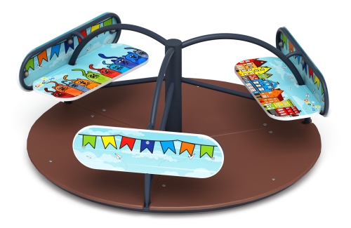 Карусель Солнышко (Коты) - ИО 30.01.03-10.И1 фото 2