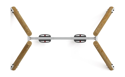 Качели (Лиственница орех) ИО 12.Р.04.04.01-Л.И1.02 фото 2