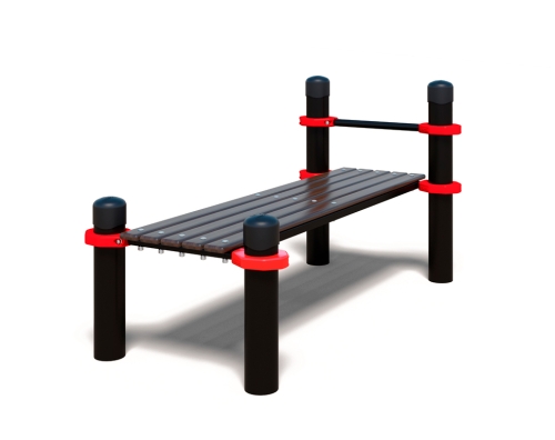 Лавочка для пресса с перекладиной (PAW-28) фото 2