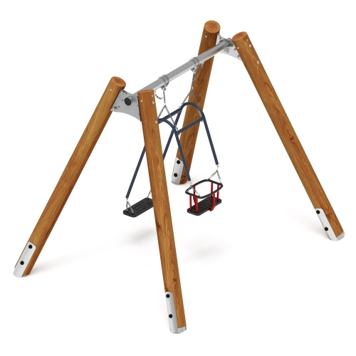 Качели семья (Лиственница темный) ИО 11.Р.07.01-Л.И1.01 фото 5