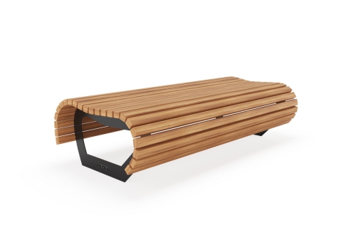 Скамейка уличная «Париж» широкая фото 2