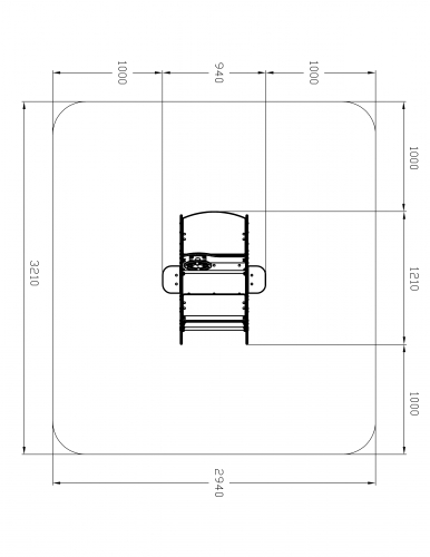 Машинка - Качалка на пружине двухместная машинка - ИО 23.03.01-05.И1 фото 5