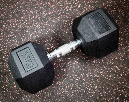 Гантель гексагональная STECTER 25 кг