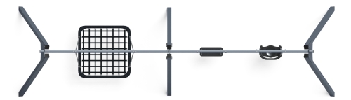 Качели М3 (графит) ИО 13.М.06.03.01.01-И1 фото 4