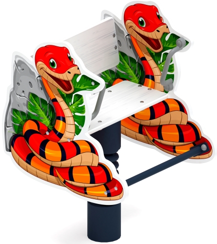 Змейка - Качалка на пружине - ИО 22.01.08-01.И1 фото 3