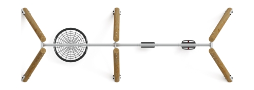 Качели (Лиственница орех) ИО 13.Р.05.03.04.01-Л.И1.02 фото 4