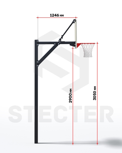 Уличная баскетбольная стойка фото 3