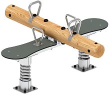 Качалка-балансир на двух пружинах (Лиственница) ИО 23.24.01-Л.И1