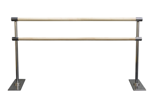 2-х уровневый мобильный (переносной) хореографический станок «Элегант» V2.0 (нерж. сталь)