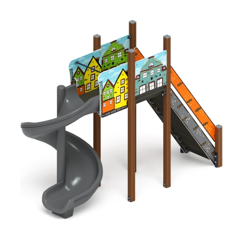 Горка винтовая - ИО 43.01.01-01.И1 - (Город) H=2000 фото 5