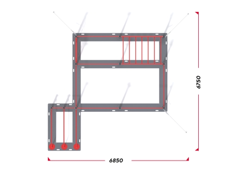 Мобильная воркаут рама для соревнований фото 2