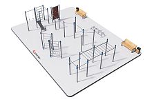 Воркаут площадка №4 - 15х11 метров (165 кв.м.)