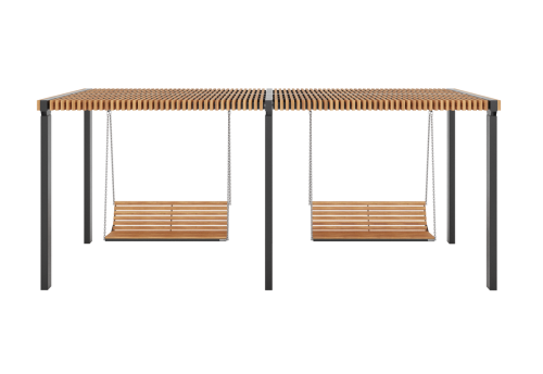 Качели «Викса» двойная с сиденьем фото 3