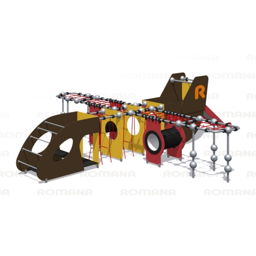 Romana Детский спортивно-игровой комплекс Самолёт серия "Сфера" Romana 057.26.00 фото 3