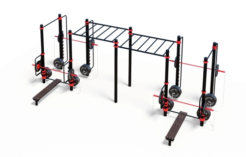 Уличный комплекс для воркаута WORKOUT-FIT - 01 фото 4