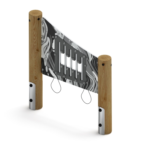 Металлофон (лиственница орех) МФ 22.01.09-И1.02 фото 3