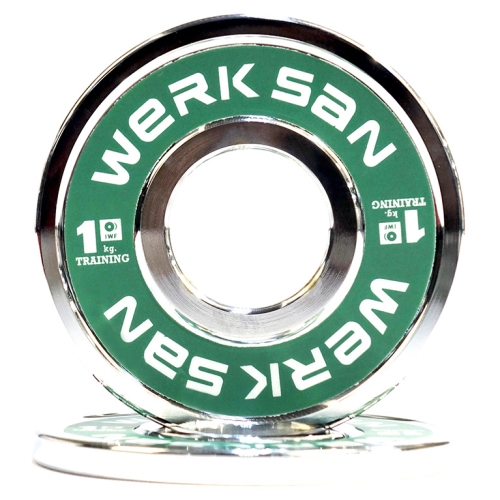 Диск стальной тренировочный 1 кг WERK SAN  (сертификат IWF)