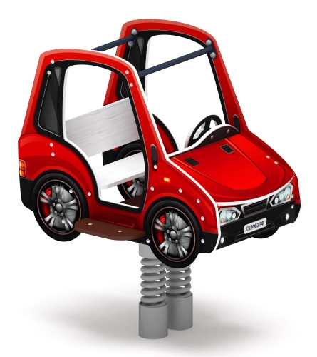 Машинка - Качалка на пружине двухместная машинка - ИО 23.03.01-03 фото 3