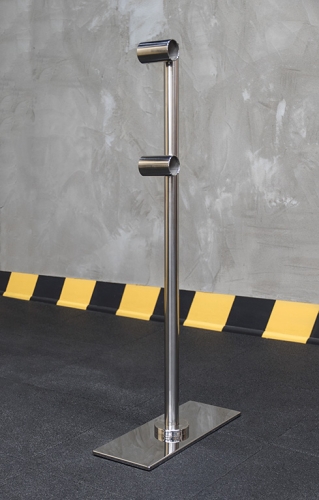 Стойки 2-х уровневого мобильного (переносного) хореографического станка «Элегант» v2.0 (нерж сталь