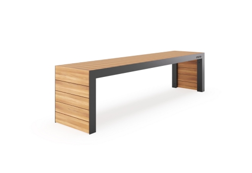 Скамейка уличная «Рико» без спинки фото 4