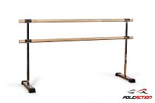 2-х уровневый мобильный  хореографический станок v2.0 (нерж. сталь)