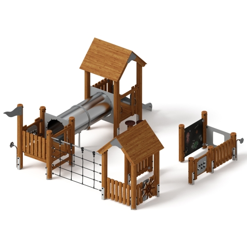 Игровой комплекс (лиственница темный) ДИК 1.24.02-Л.И1.01 фото 5