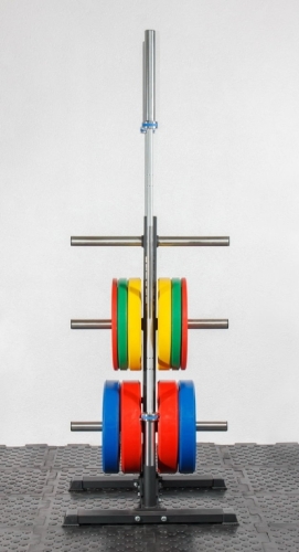 Стойка для дисков штанги "Дерево" и 2-х грифов фото 5