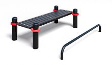 Лавочка для пресса с упором для ног (PAW-34)