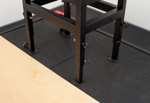 Тяжелоатлетические плинты для штанги с регулировкой по высоте 85-115 см (пара) фото 5