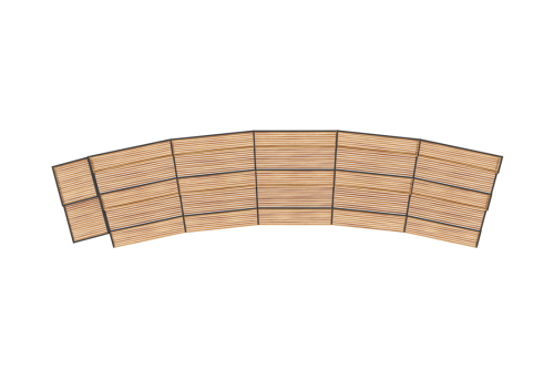 Скамья уличная "Трибуна" фото 4