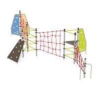 Romana Детский спортивный комплекс с канатными лазами Серия треугольник Romana 401.33.00