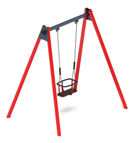Качели М1 (красный) - ИО 11.М.04.03-01.И1 фото 2