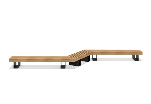 Скамья уличная «Монро» (Змейка) фото 3