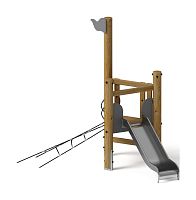 Игровой комплекс (лиственница орех) ДИК 1.24.03-Л.И1.02