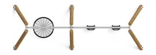 Качели (Лиственница орех) ИО 13.Р.05.01.01.01-Л.И1.02 фото 4