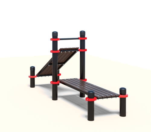 Двойная лавка для пресса - горизонтальная + с уклоном фото 2