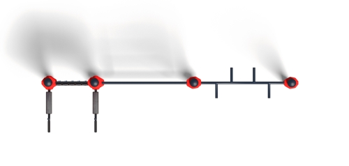 Комплекс из шведской стенки, тренажера брусья-пресс, турника хватом «молоток» (PAW-63) фото 4