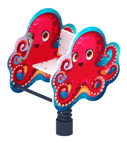 Осьминог - Качалка на пружине - ИО 22.17.03-И1 фото 6