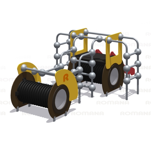 Romana Детский спортивно-игровой комплекс с горкой серия "Сфера" Romana 057.23.00 фото 3