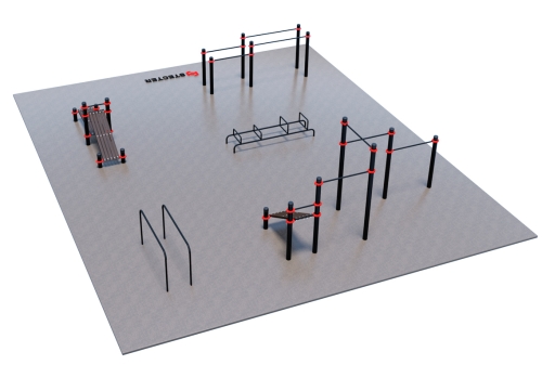 Проект "Дворовая площадка для Воркаут 2-5" фото 2